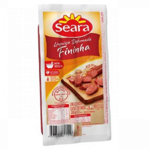 LINGUICA DEFUMADA SEARA 215G FININHA