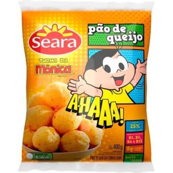 SEARA PAO DE QUEIJO TURMA DA MONICA 400G (25) 1 X 400G