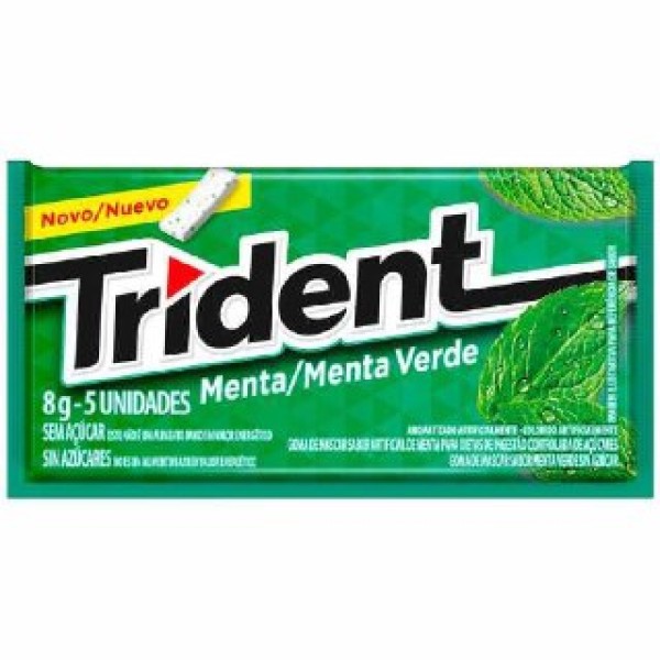 CHICLE TRIDENT 8G MENTA(21) 1 X 8G