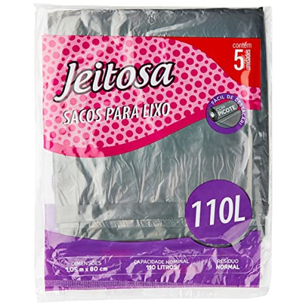 SACO LIXO JEITOSA 110LTS  1 X 5UN