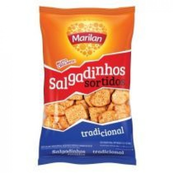 BISCOITO MARILAN SALGADO SORT 400G TRADIC 