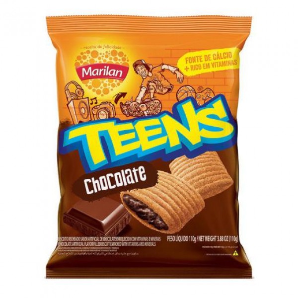 BISCOITO MARILAN TEENS 30G CHOCOLATE