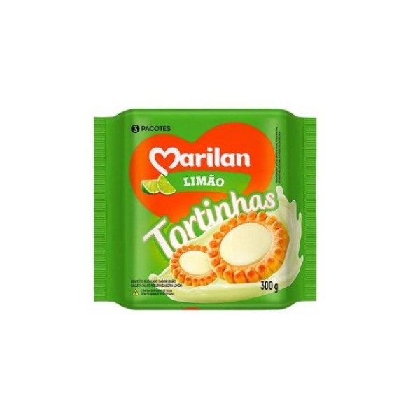 BISCOITO MARILAN TORTINHA 300G LIMAO 