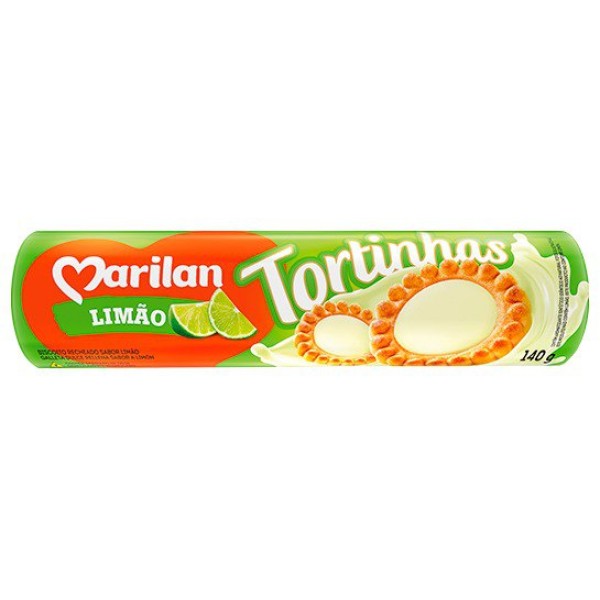 BISCOITO MARILAN TORTINHA 140G LIMAO 