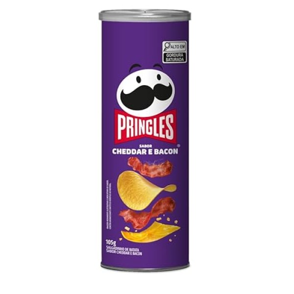 BATATA PRINGLES 105G CHED BACON 