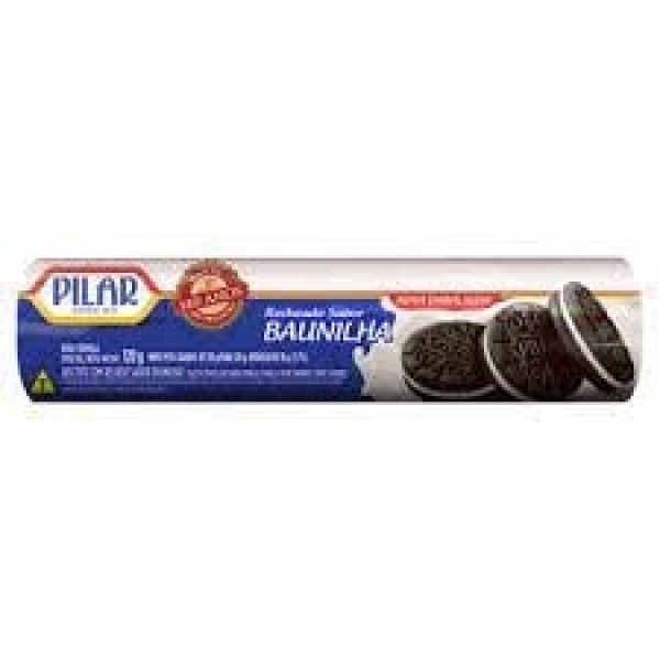 BISCOITO PILAR RECHEADO 120G BAUNILHA