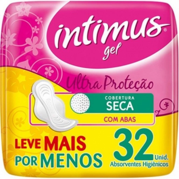 ABSORVENTE INTIMUS GEL 32UN SECA C ABAS