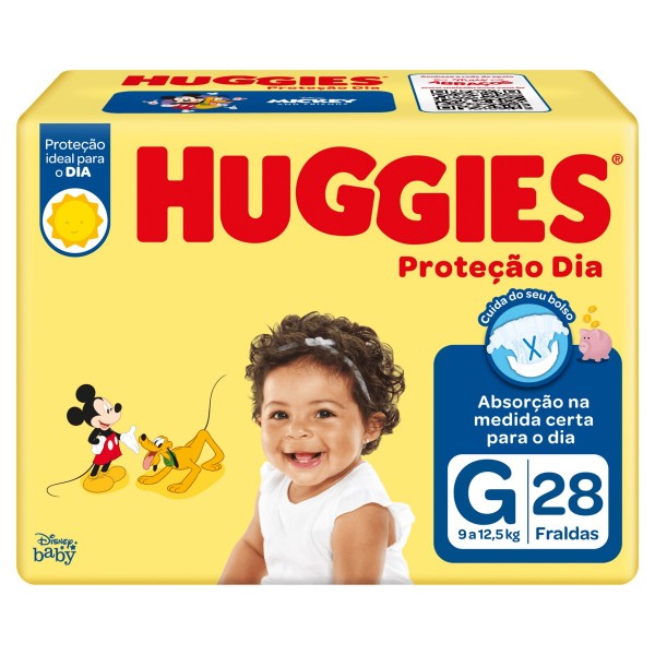 FRALDA HUGGIES TRIPLA PROT JUMBO DIA G 28UN  