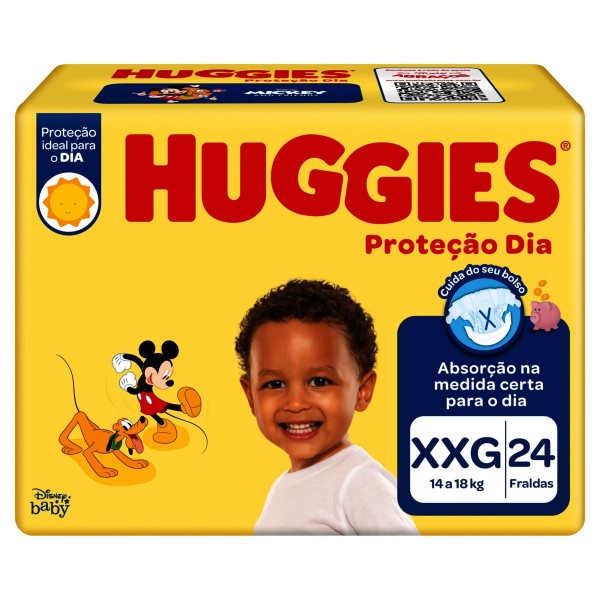 FRALDA HUGGIES TRIPLA PROT JUMBO DIA XXG 24UN 