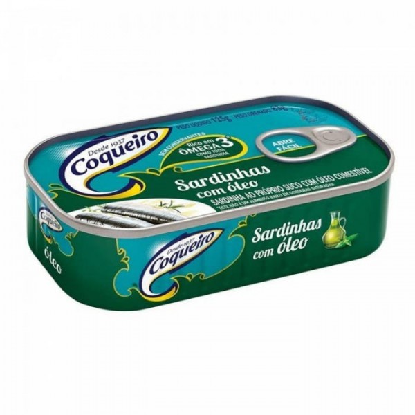 SARDINHA COQUEIRO 125G OLEO