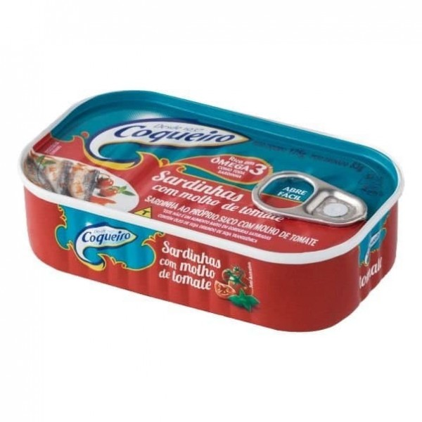 SARDINHA COQUEIRO 125G TOMATE 