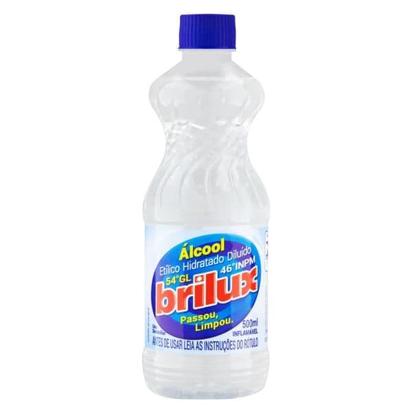 ALCOOL BRILUX 500ML TRADICIONAL (12) 1 X 500ML