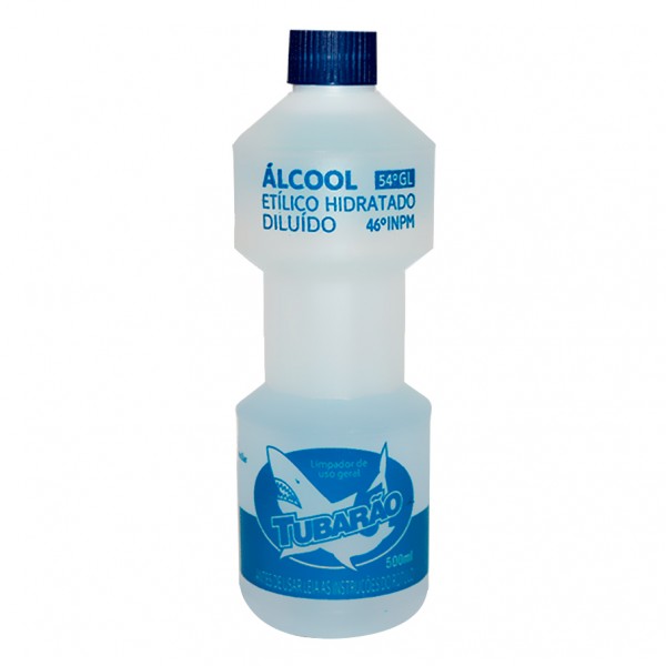 ALCOOL TUBARAO 500ML MEDIO (12) 1 X 500ML