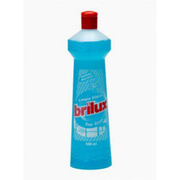 LIMPA VIDROS BRILUX 500ML C ALCOOL (12) 1 X 500ML