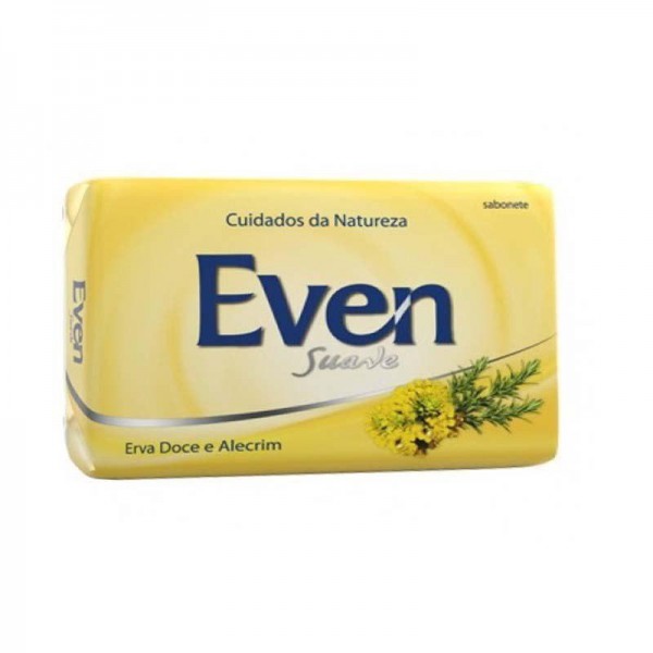 SABONETE EVEN SUAVE 85G ERVA DOCE E ALECRIM