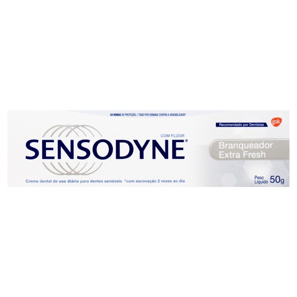 CREME DENTAL SENSODYNE 50G BRANQ EXTRA FRESH