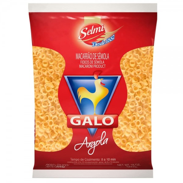 MACARRAO GALO VEM SEMOLA 500G ARGOLA
