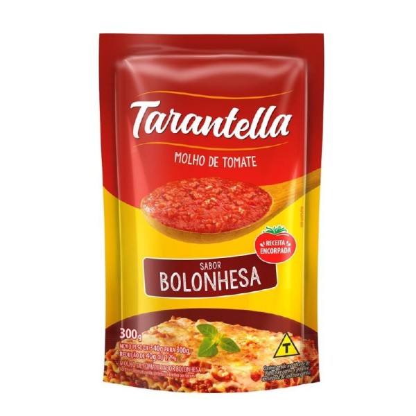 MOLHO TOMATE TARANTELLA 300G BOLONHESA 1 X 300G