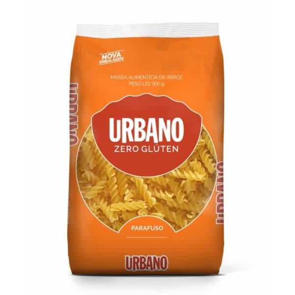 MACARRAO URBANO ARROZ 500G PARAFUSO