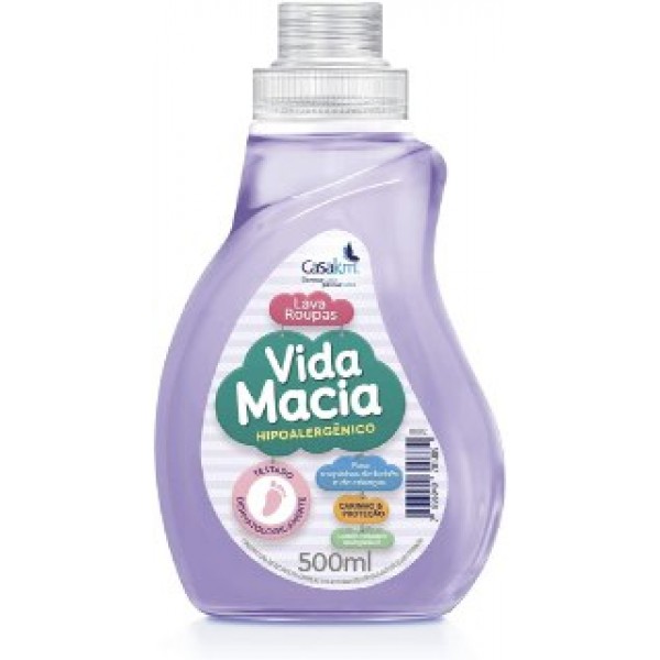 LAVA ROUPAS LIQ VIDA MACIA 500ML INFANTIL(12) 1 X 500ML