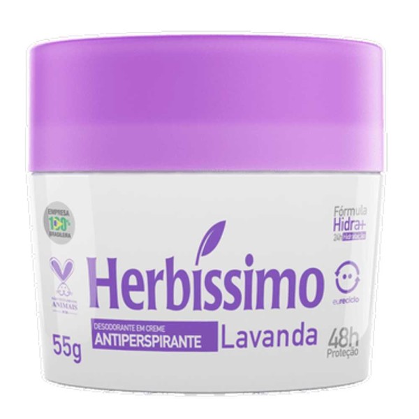 CREME HERBISSIMO LAVANDA 55G 