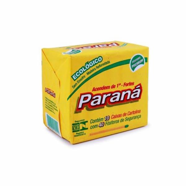 FOSFORO PARANA AMARELO 10CX C/400 PALITOS (20) 1 X 10UN