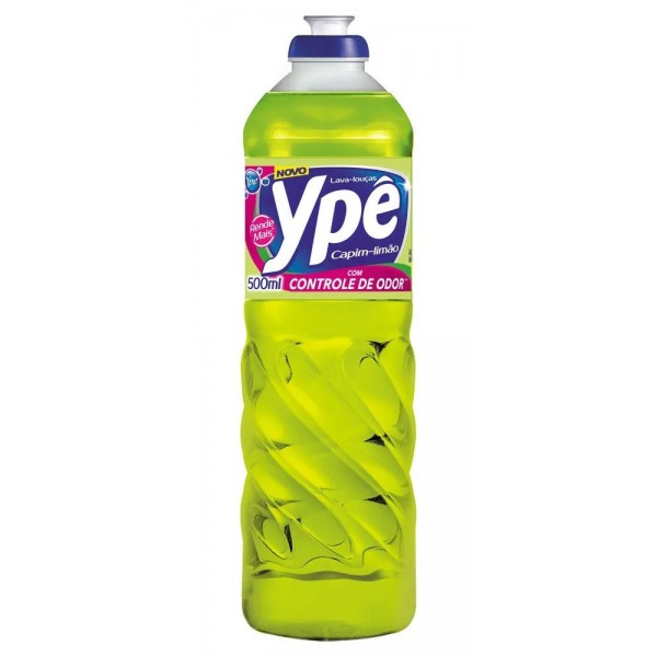 DETERG LIQ YPE 500ML CAPIM LIMAO (24) 1 X 500ML