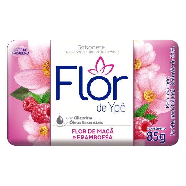 SABONETE FLOR DE YPE 85G MACA FRAMBOESA