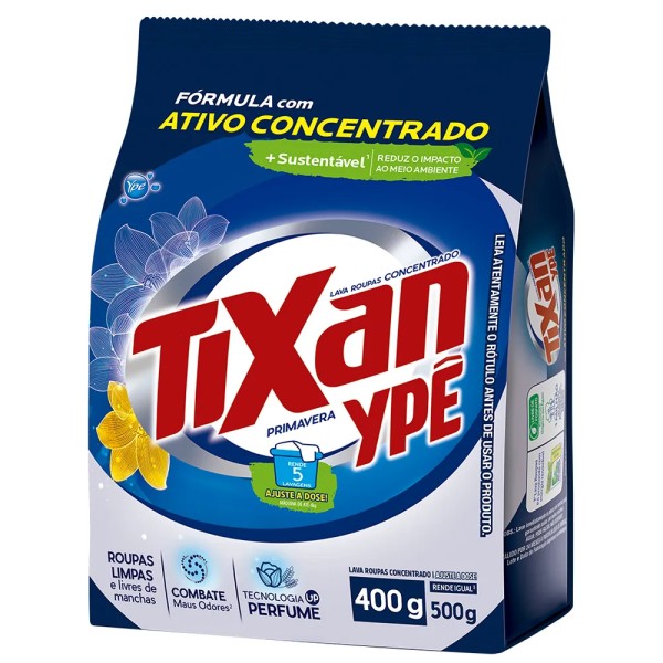 LAVA ROUPA PO TIXAN YPE 400G PRIMAVERA