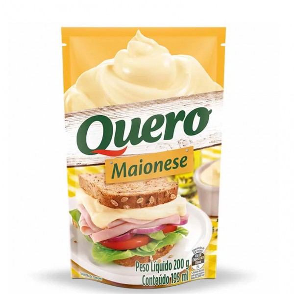 MAIONESE QUERO 200G SACHET (24) 1 X 200G