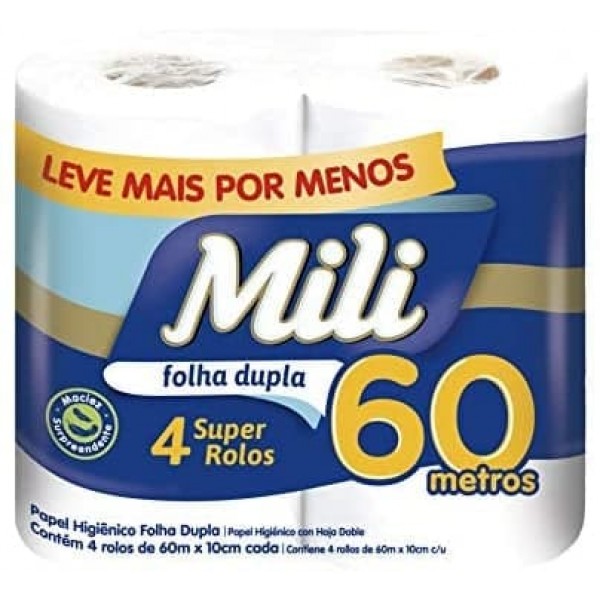 PAPEL HIG MILI DUAL FD 4RL 60MT 1124 (12) 