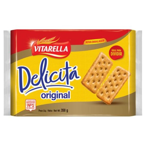 BISCOITO VITARELLA DELICITA 350G ORIGINAL SALG 