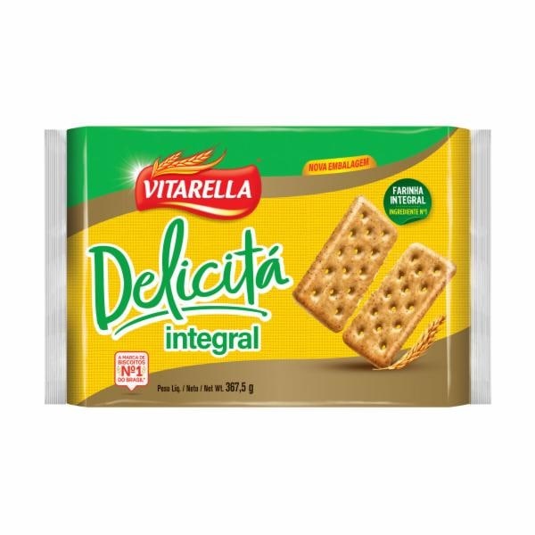 BISCOITO VITARELLA DELICITA 367,5G INTEGRAL 