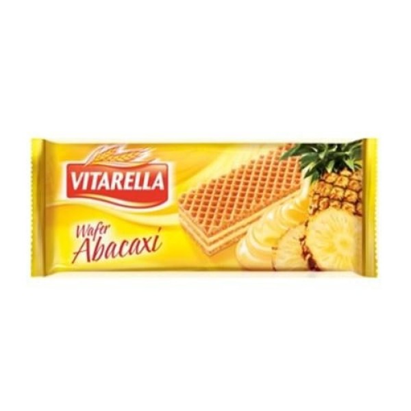 BISCOITO VITARELLA WAFER 80G ABACAXI 