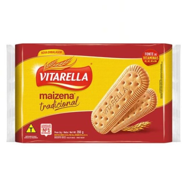 BISCOITO VITARELLA 350G MAIZENA TRADIC 