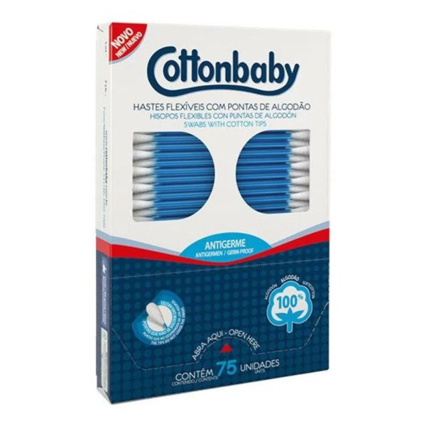 COTONETE COTTONBABY C 75UN(12) 1 X 1UN