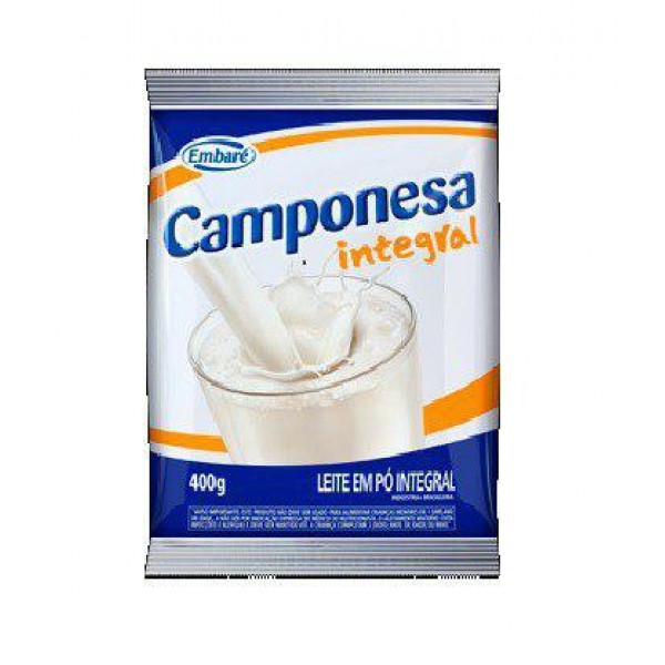 LEITE PO CAMPONESA 400G INTEGRAL (25) 1 X 400G