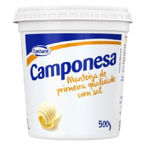 MANTEIGA CAMPONESA 500G C SAL(6) 1 X 500G