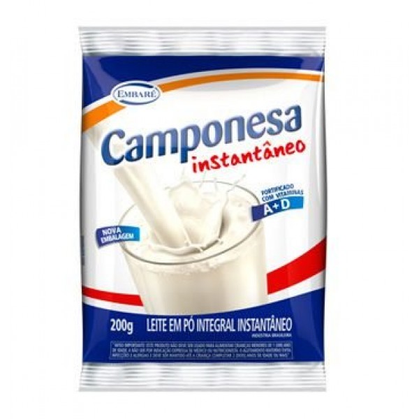 LEITE PO CAMPONESA 200G INSTANTANEO