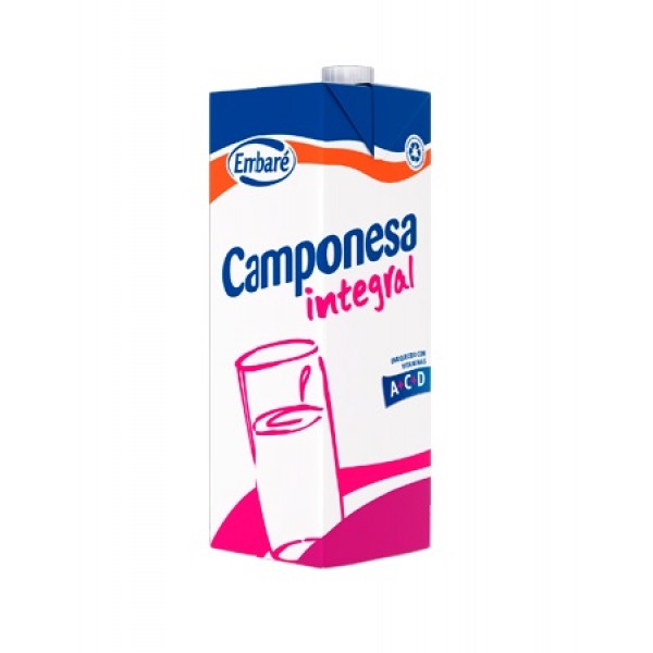 LEITE UHT CAMPONESA INTEGRAL 1LT (12) 1 X 1LT