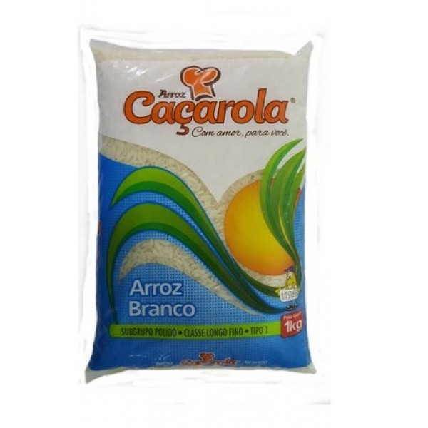 ARROZ POLIDO CACAROLA BRANCO 1KG (30) 1 X 1KG