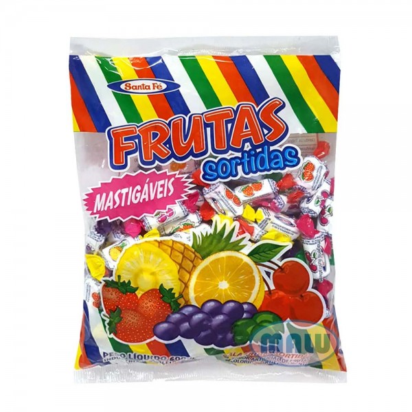 BALAS MAST SANTA FE FRUTAS SORTIDAS 600G 