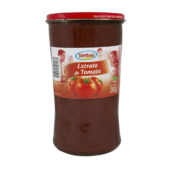 EXTRATO DE TOMATE TAMBAU 260G VIDRO (24) 1 X 260G