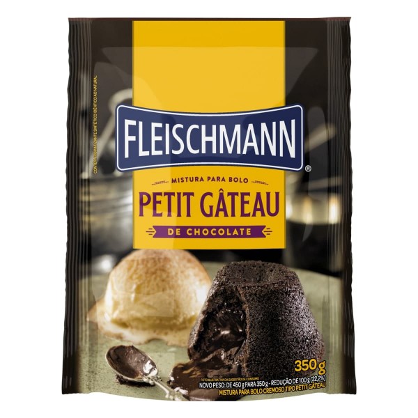 MISTURA BOLO 350G FLEISCHMAN PETIT GATEAU