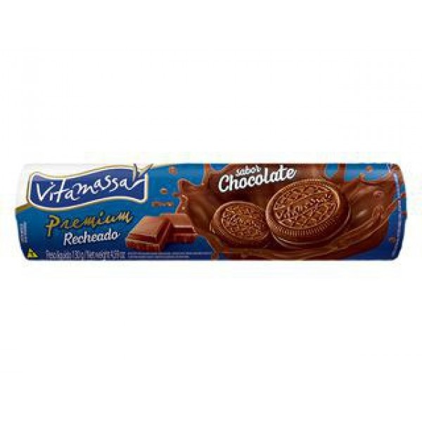 BISCOITO VITAMASSA  CHOCOLATE 130G 