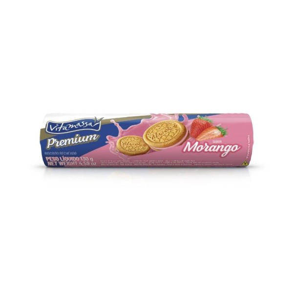 BISCOITO  VITAMASSA  MORANGO 130G