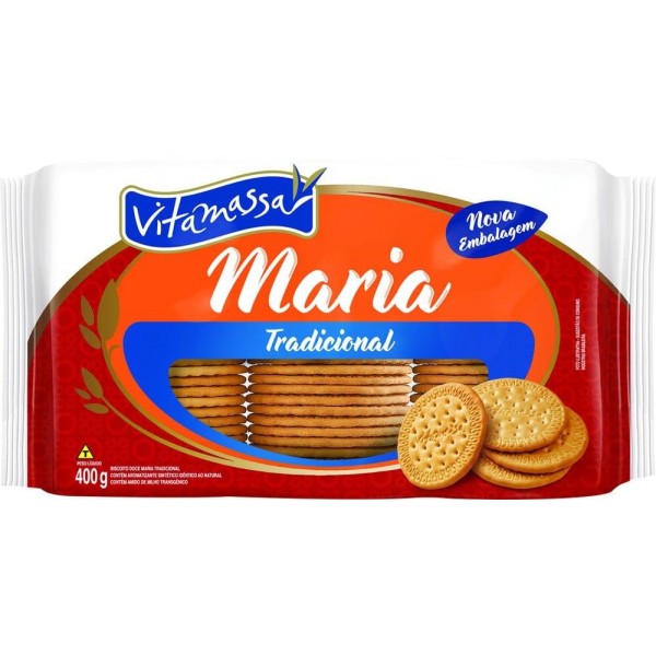 BISCOITO VITAMASSA MARIA 350G TRADIC 