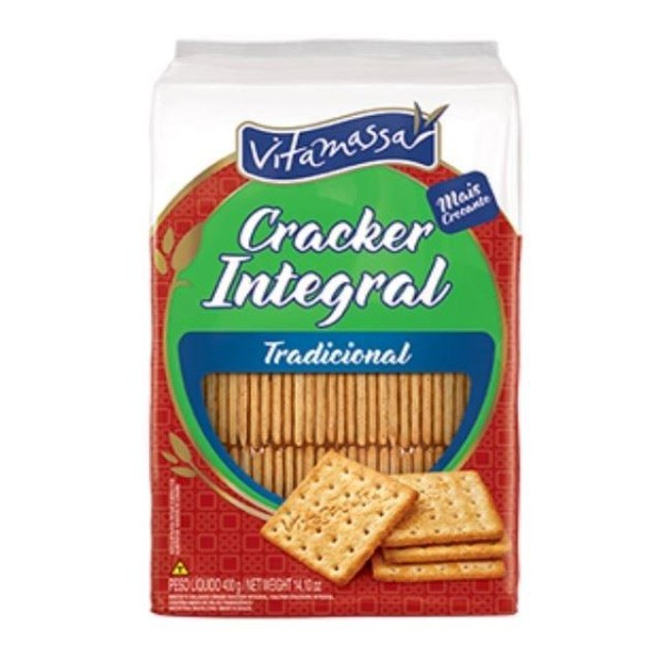 BISCOITO VITAMASSA 380G C CRACK INTEGRAL