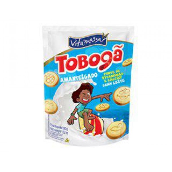 BISCOITO VITAMASSA TOBOGA 100G LEITE