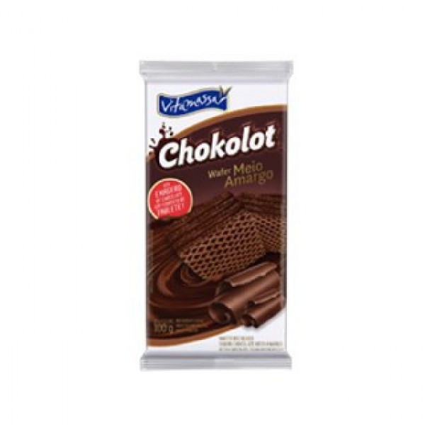 BISCOITO VITAMASSA  CHOKOLOT 100G CHOC AMARG